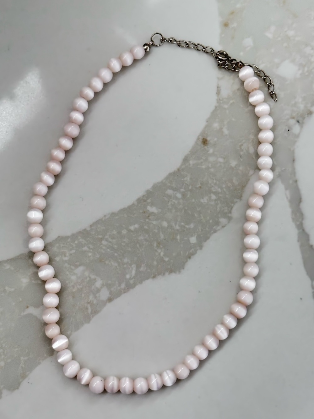 vintage glass beaded necklace
